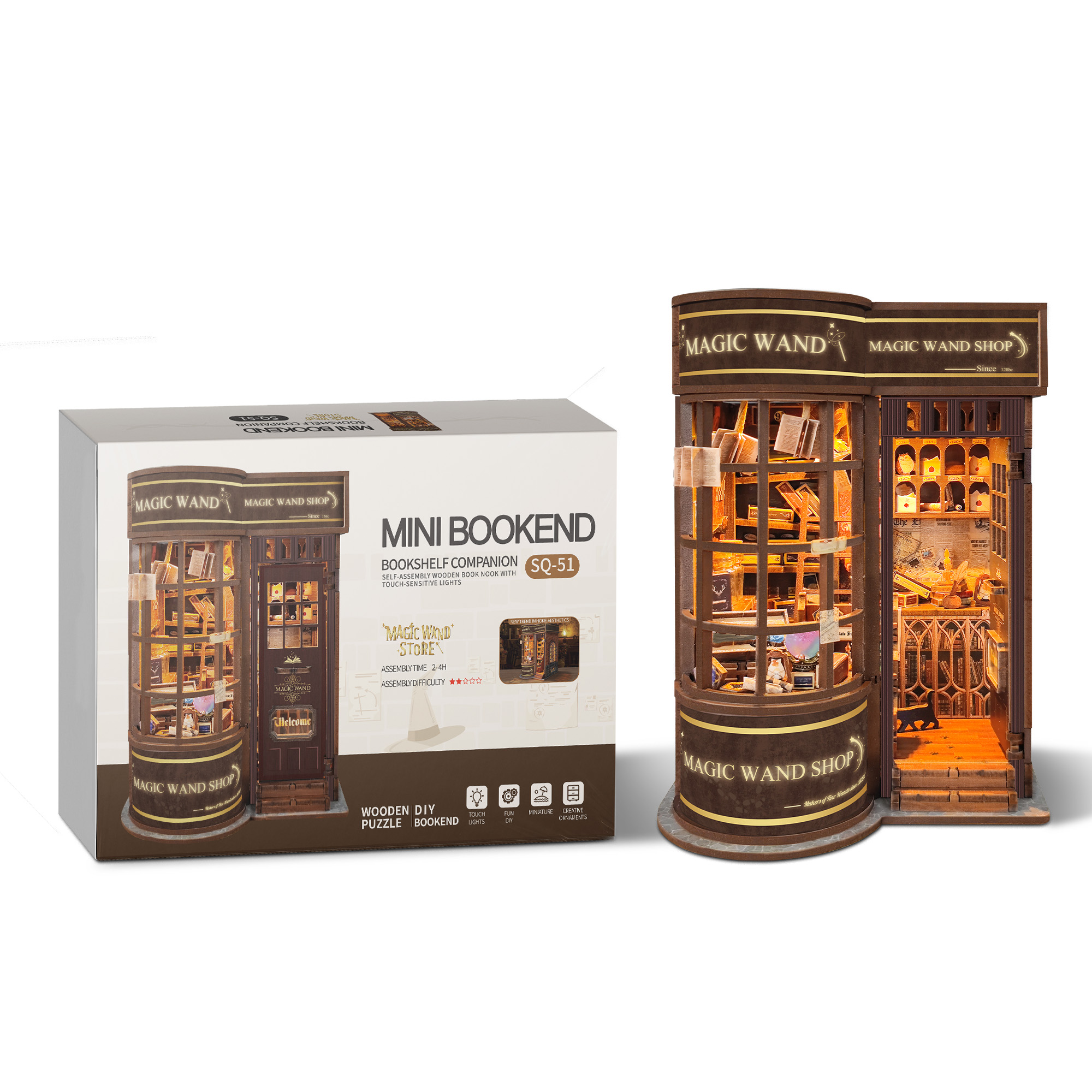 Magic Wand Store DIY Book Nook Kit-Book Nook World