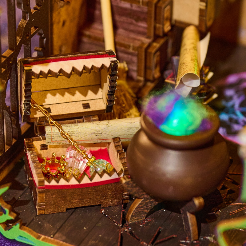 Mystic Theurge’s Hut DIY Book Nook Kit-Book Nook World