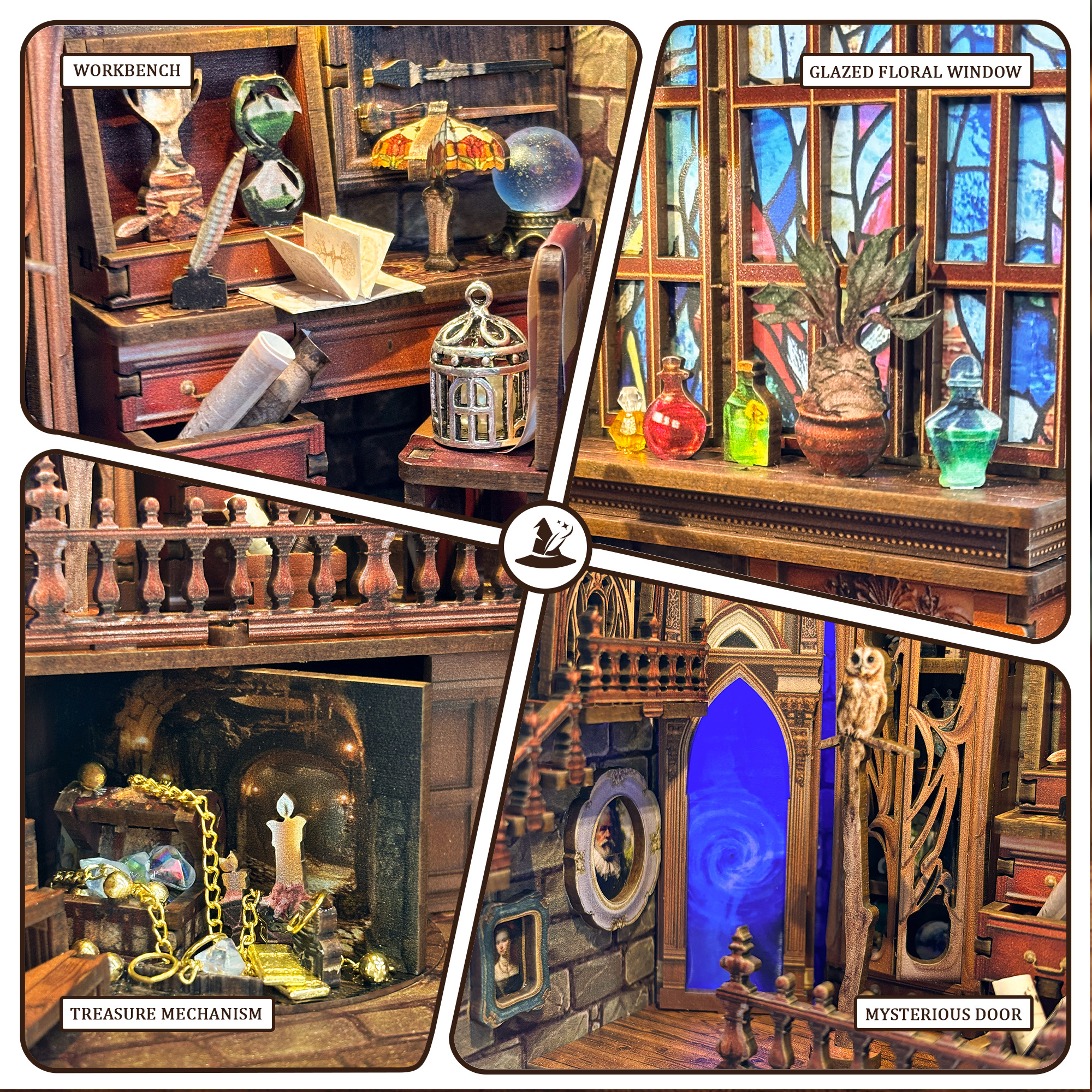 Magic Studio DIY Book Nook Kit-Book Nook World