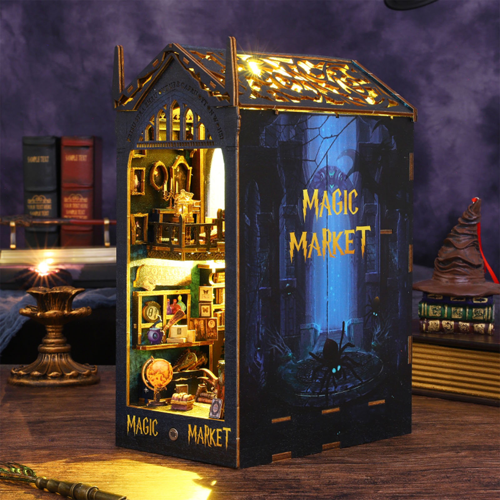 Magic Market DIY Book Nook Kit-Book Nook World
