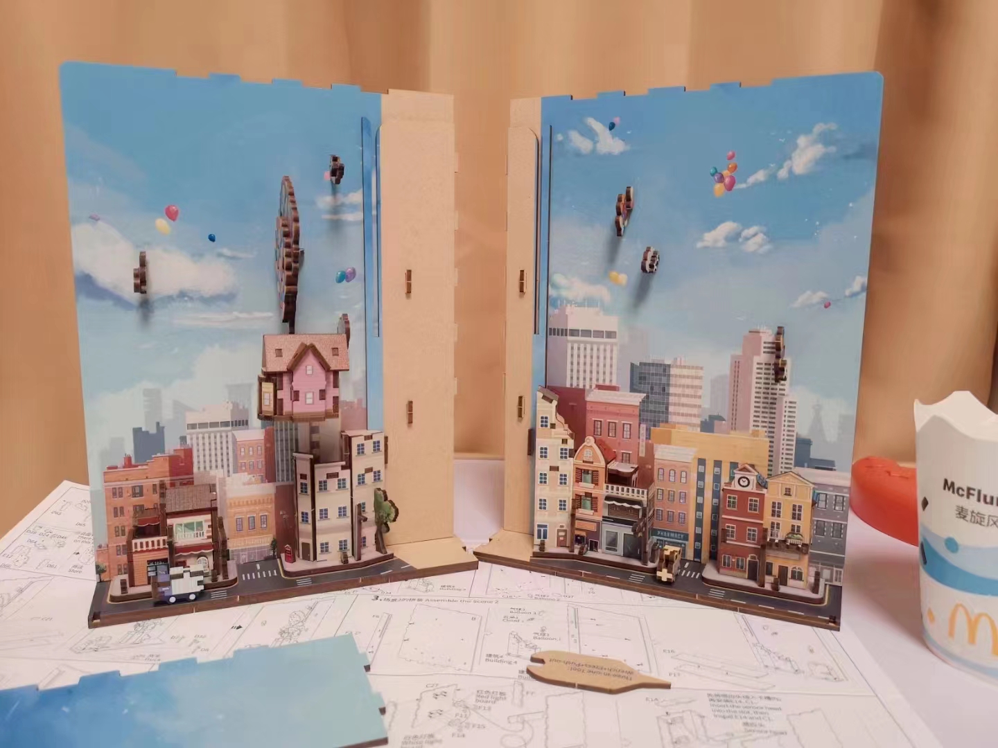 Travel With The Wind Up Movie Themed DIY Book Nook Kit