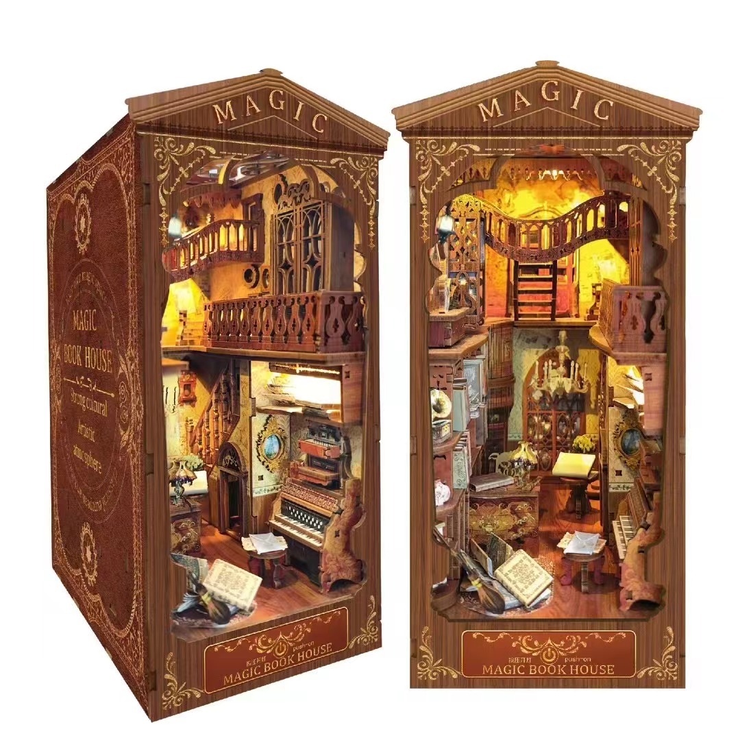 Magic Book House DIY Book Nook Kit-Book Nook World