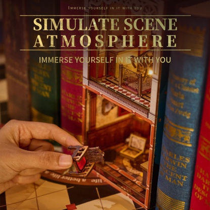 Detective Series - The Museum Mystery DIY Book Nook Kit-Book Nook World