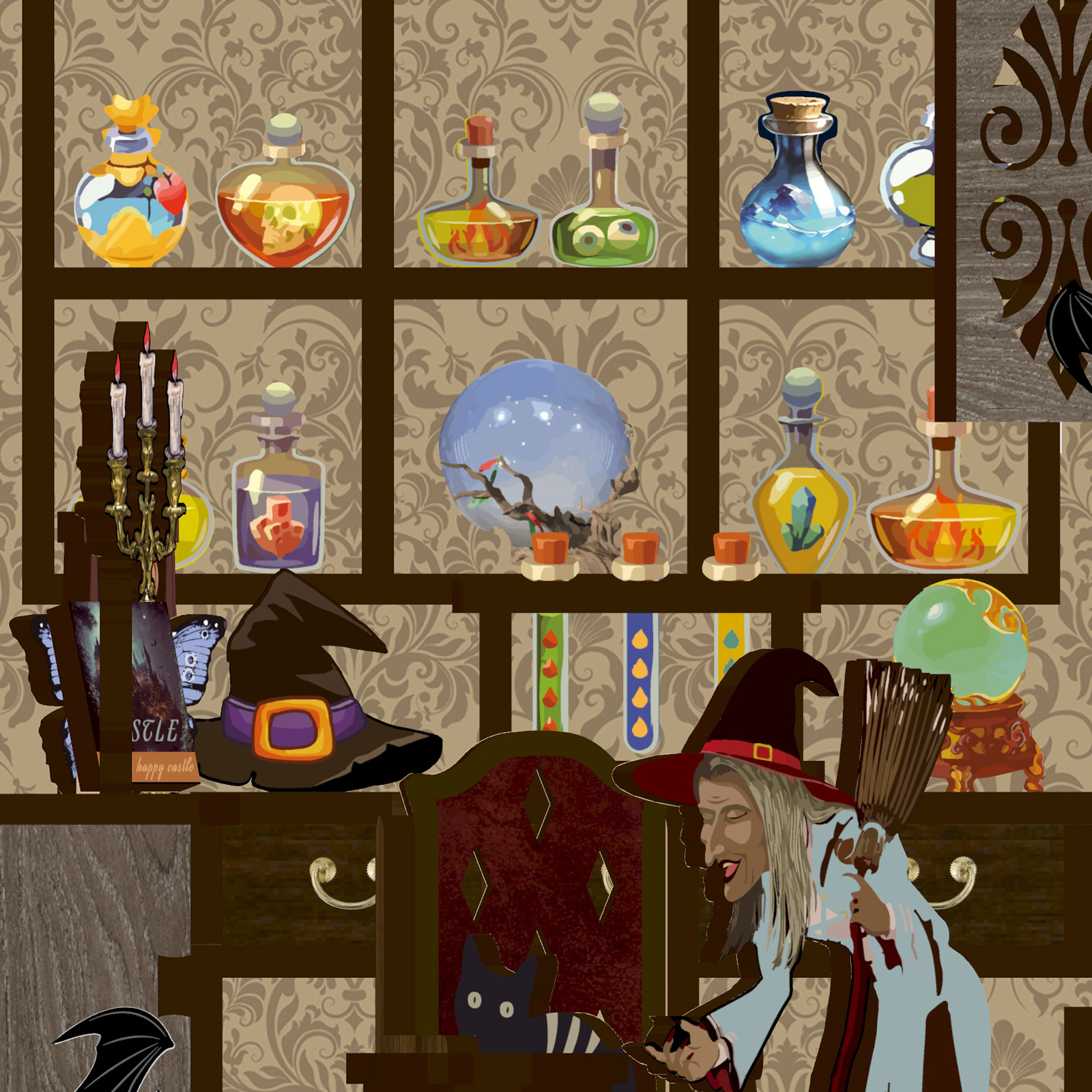 Magic Night DIY Book Nook Kit-Book Nook World