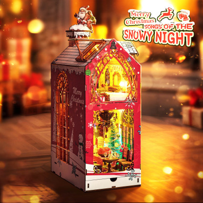 Songs of the Snowy Night DIY Book Nook KIt-Book Nook World
