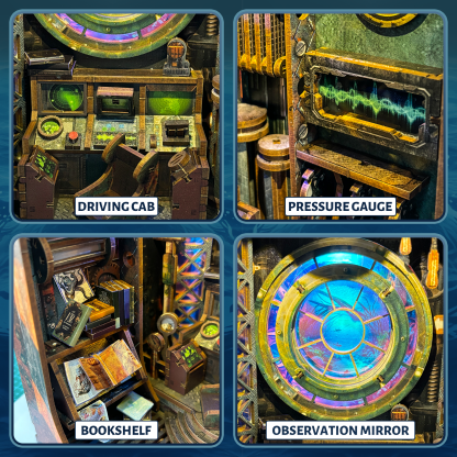 10,000 Leagues in the Deep Sea DIY Book Nook Kit-Book Nook World