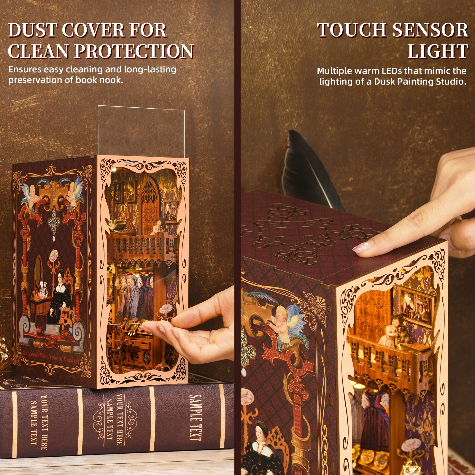 Wardrobe of Duchess DIY Book Nook Kit -Book Nook World