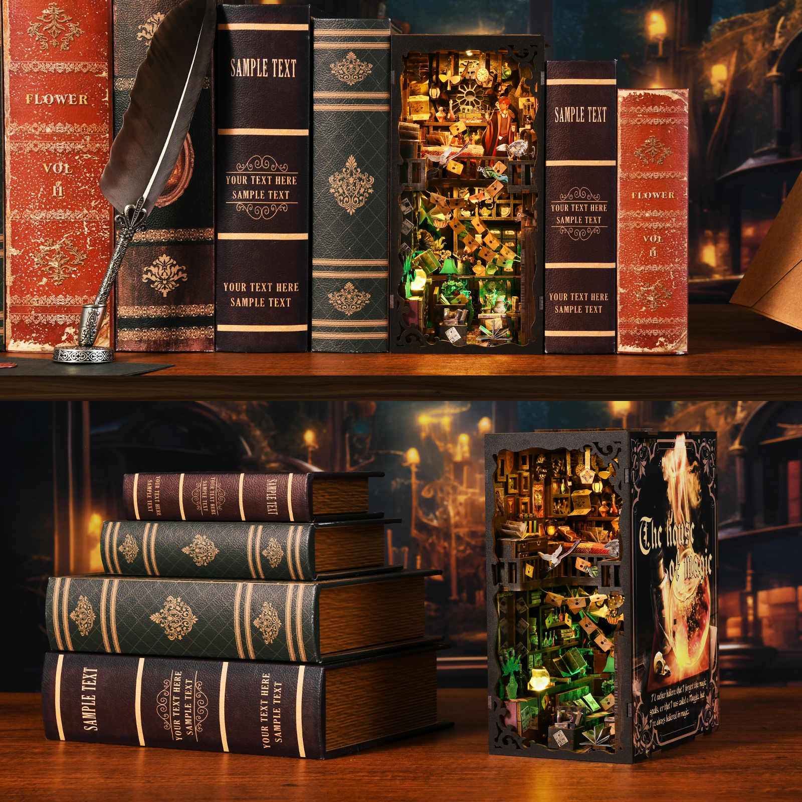 The House of Magic DIY Book Nook Kit-Book Nook World