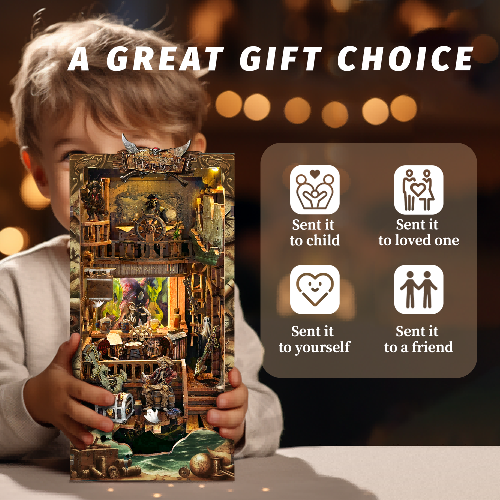 New World Ghost Ship DIY Book Nook Kit-Book Nook World