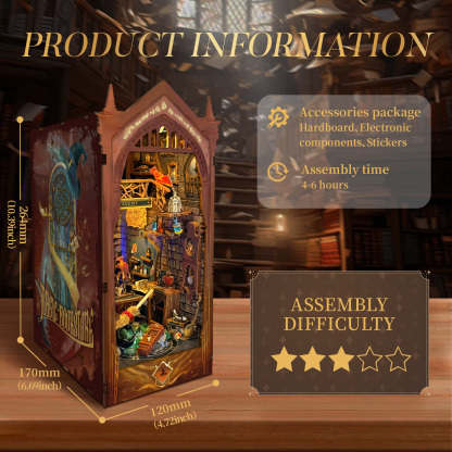 Magic Academy DIY Book Nook Kit-Book Nook World