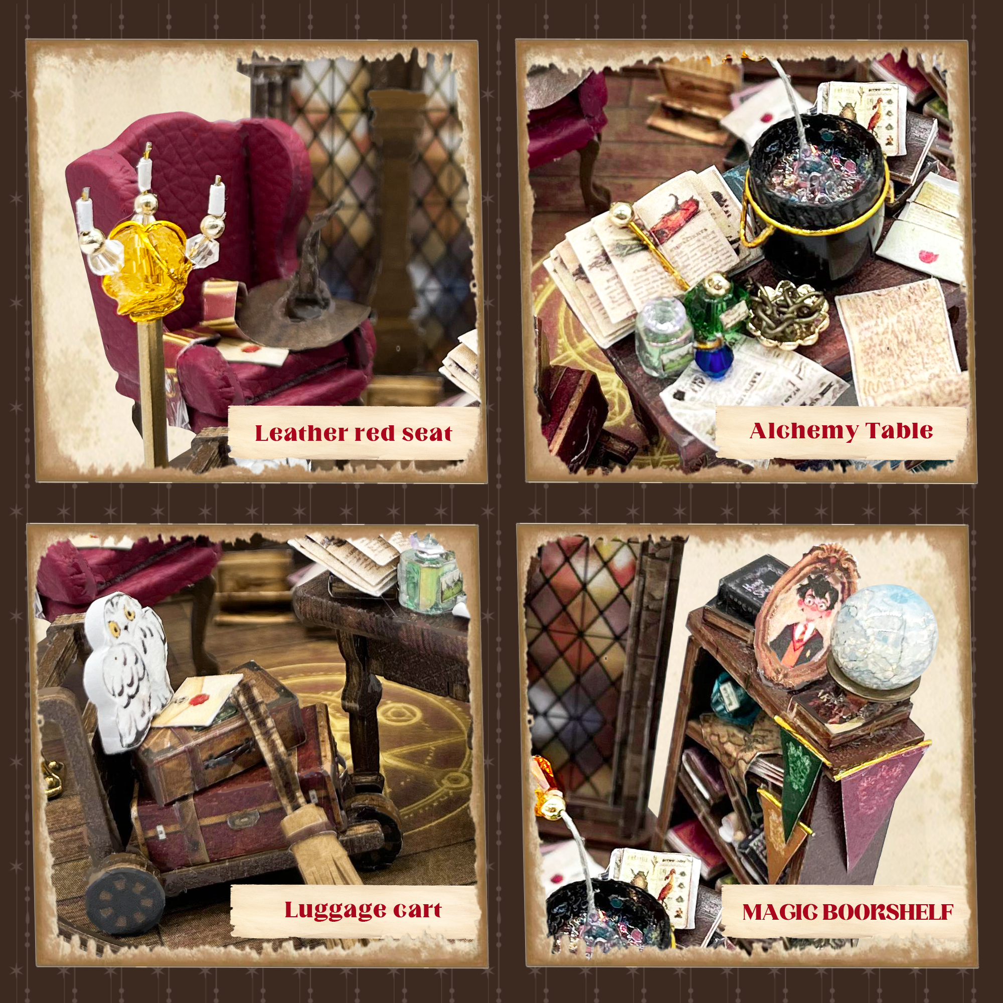 Underground Potion Castle DIY Miniature Dollhouse Kit-Book Nook World