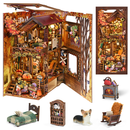 Twilight Cottage DIY Book Nook Kit -Book Nook World