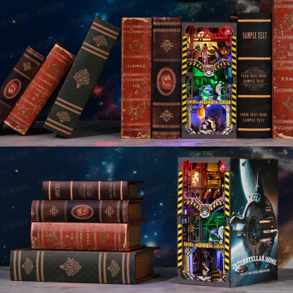 Interstellar Home: The Future Home of Mankind DIY Book Nook Kit-Book Nook World