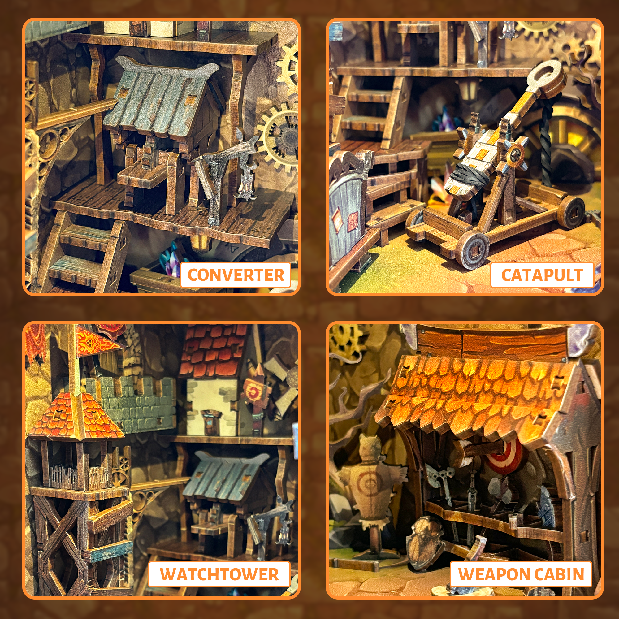 Mining Zone Fortress DIY Book Nook Kit-Book Nook World