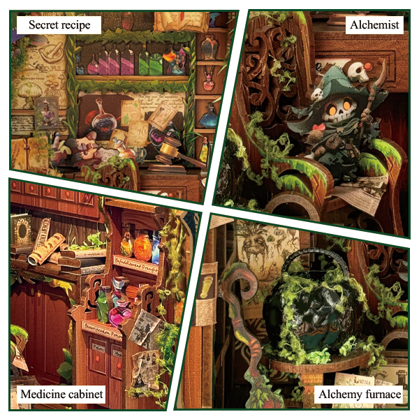 Alchemy Diary DIY Book Nook Kit-Book Nook World