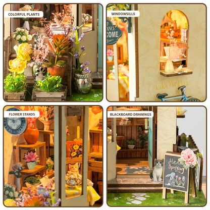 Spring Island DIY Book Nook Kit-Book Nook World