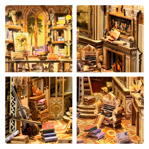 Gorgeous Manor DIY Book Nook Kit-Book Nook World