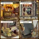 Bureau de Poste Hibou Kit Miniature DIY | Diorama Éclairé avec Son et Engrenages Mobiles