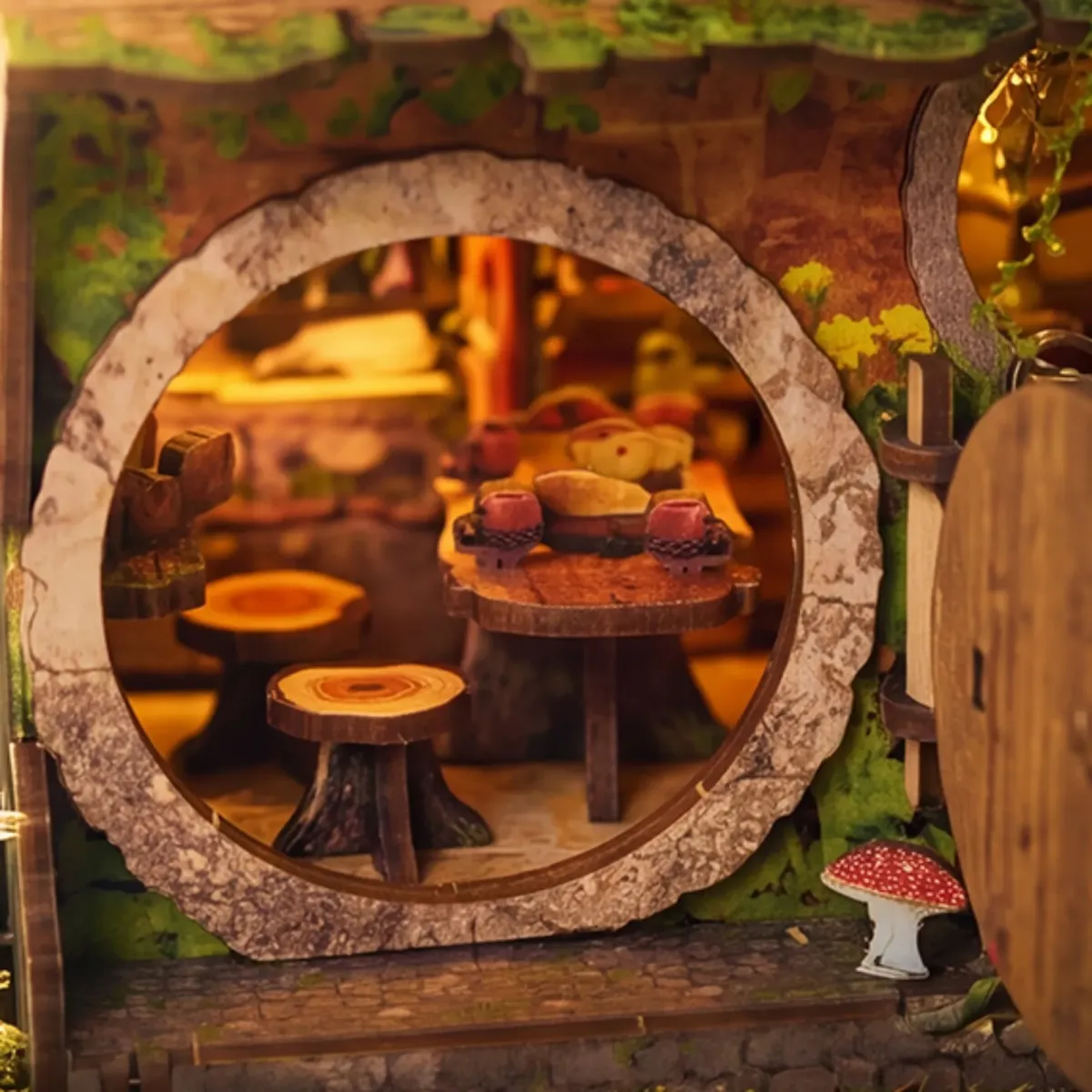 Round Opening Door