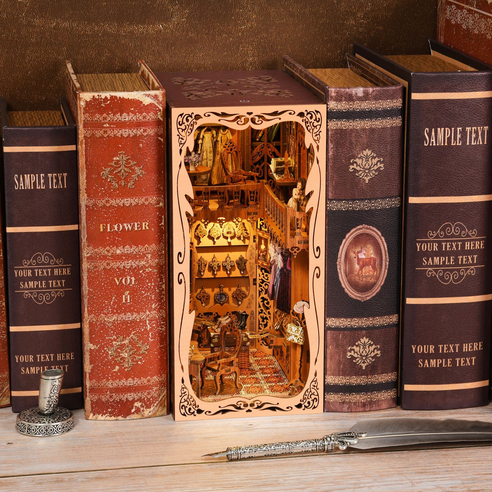 Wardrobe of Duchess DIY Book Nook Kit -Book Nook World