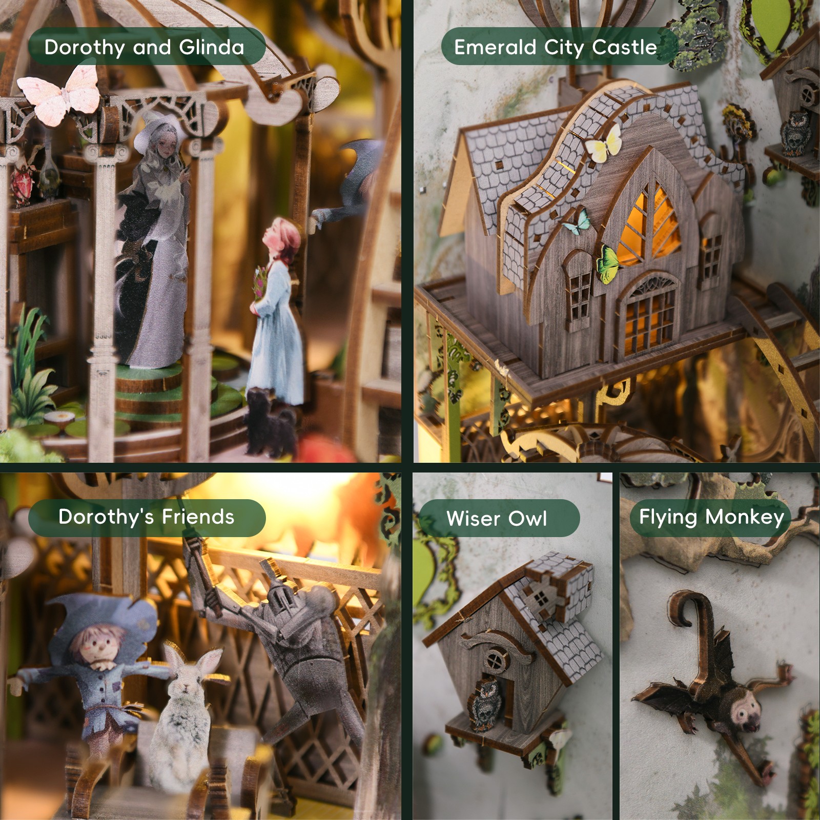 Dorothy's Journey DIY Book Nook Kit-Book Nook World