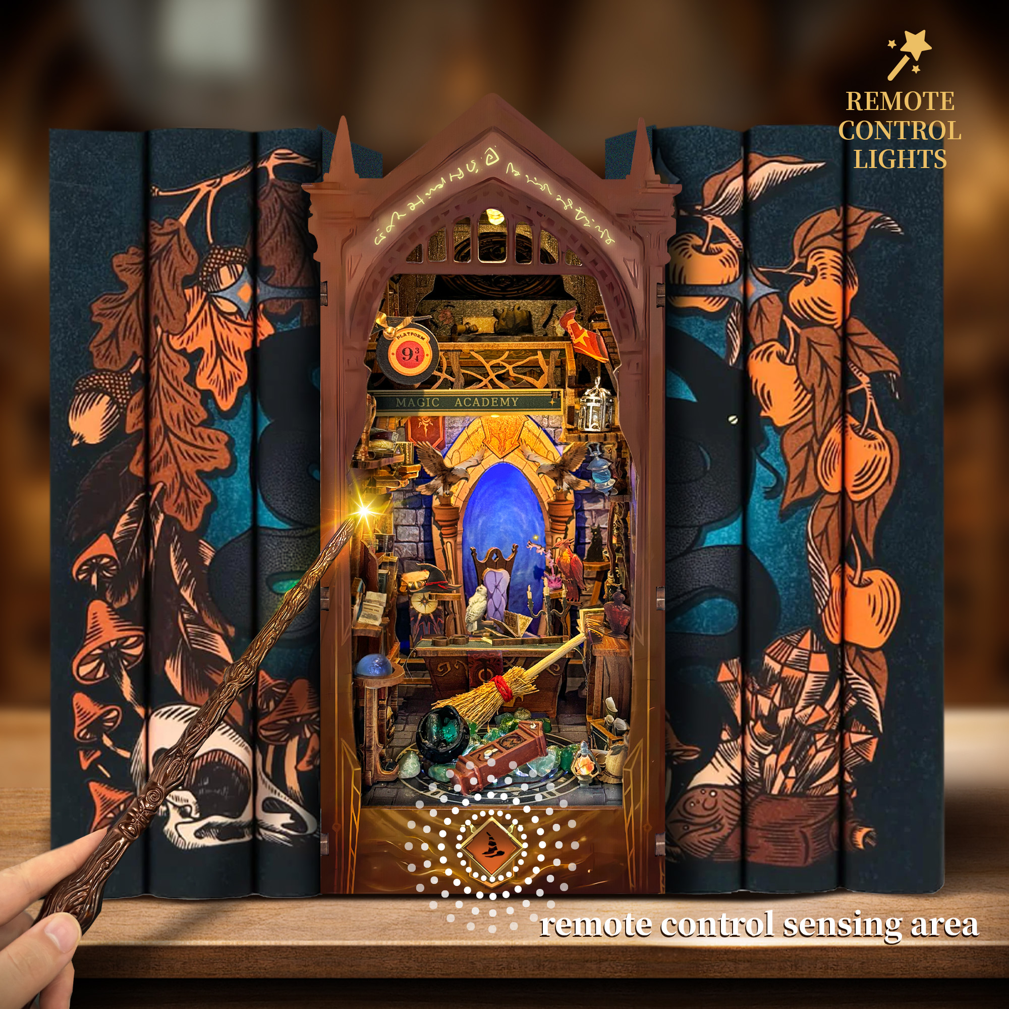 Magic Academy DIY Book Nook Kit-Book Nook World