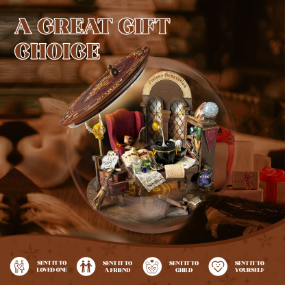 Underground Potion Castle DIY Miniature Dollhouse Kit-Book Nook World