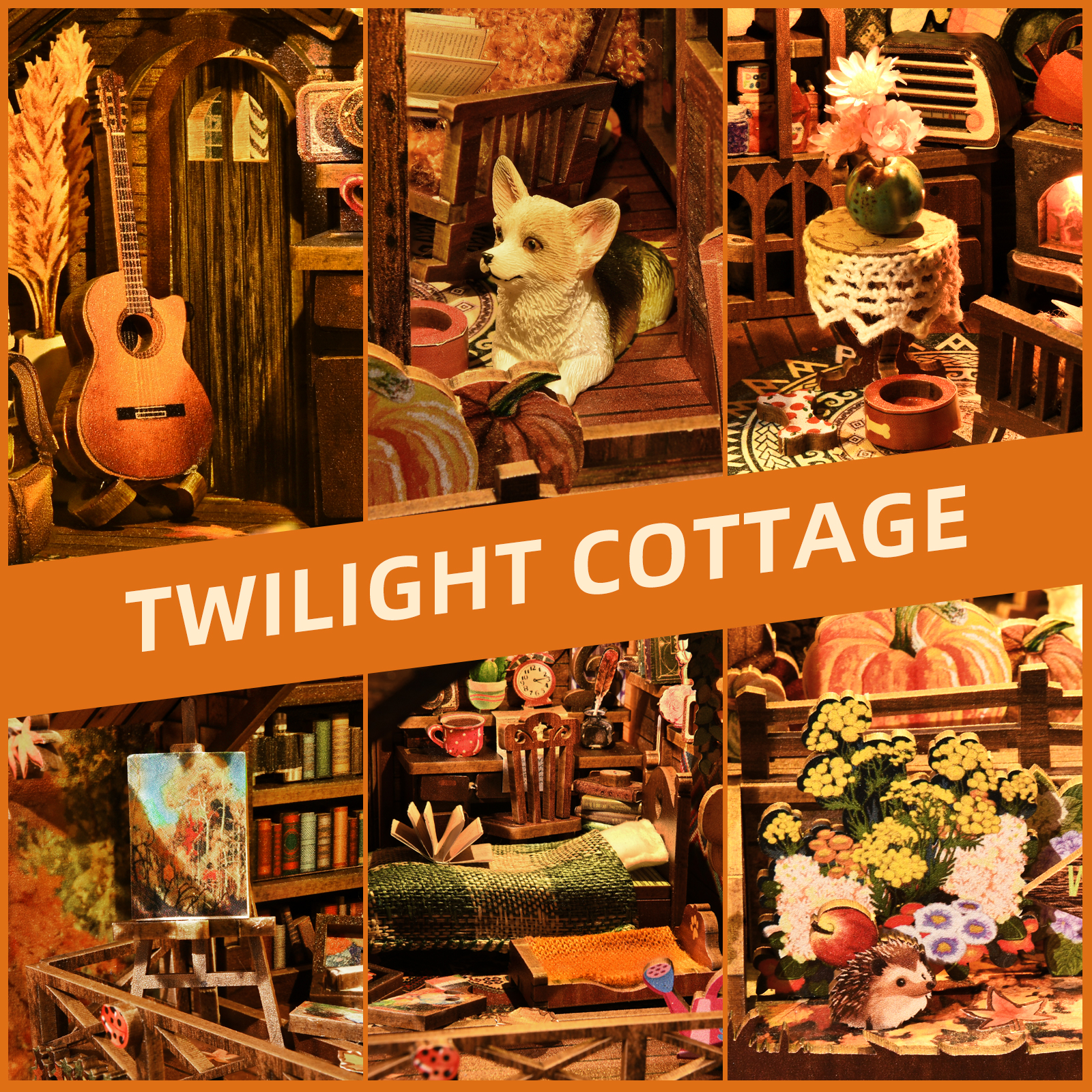 Twilight Cottage DIY Book Nook Kit -Book Nook World