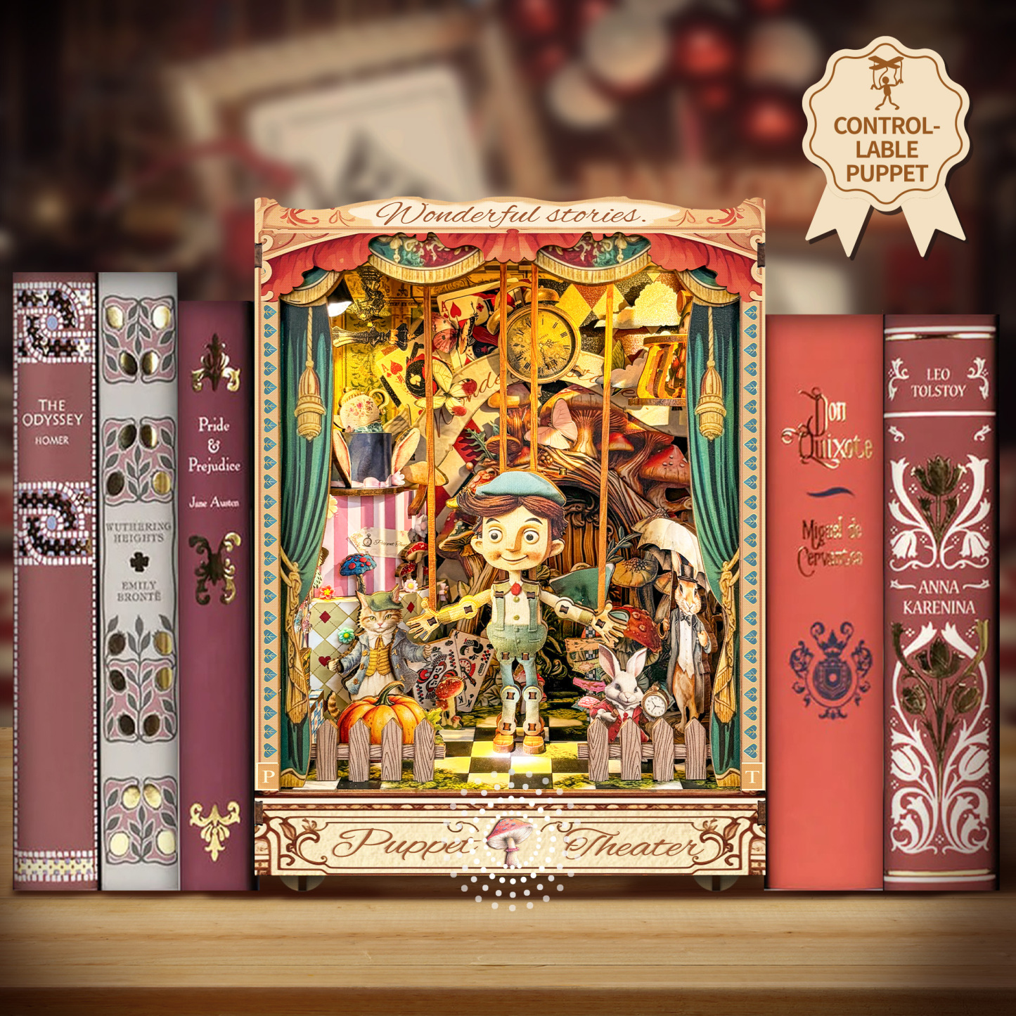 Puppet Theater DIY Book Nook Kit-Book Nook World