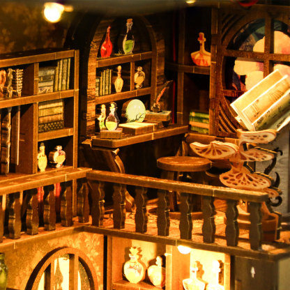 Magic Night DIY Book Nook Kit-Book Nook World