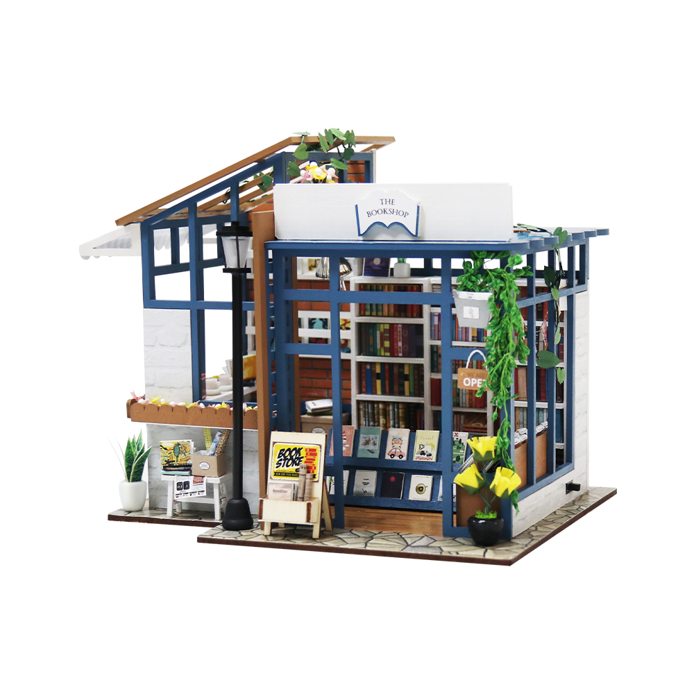The Bookshop DIY Miniature Kit-Book Nook World