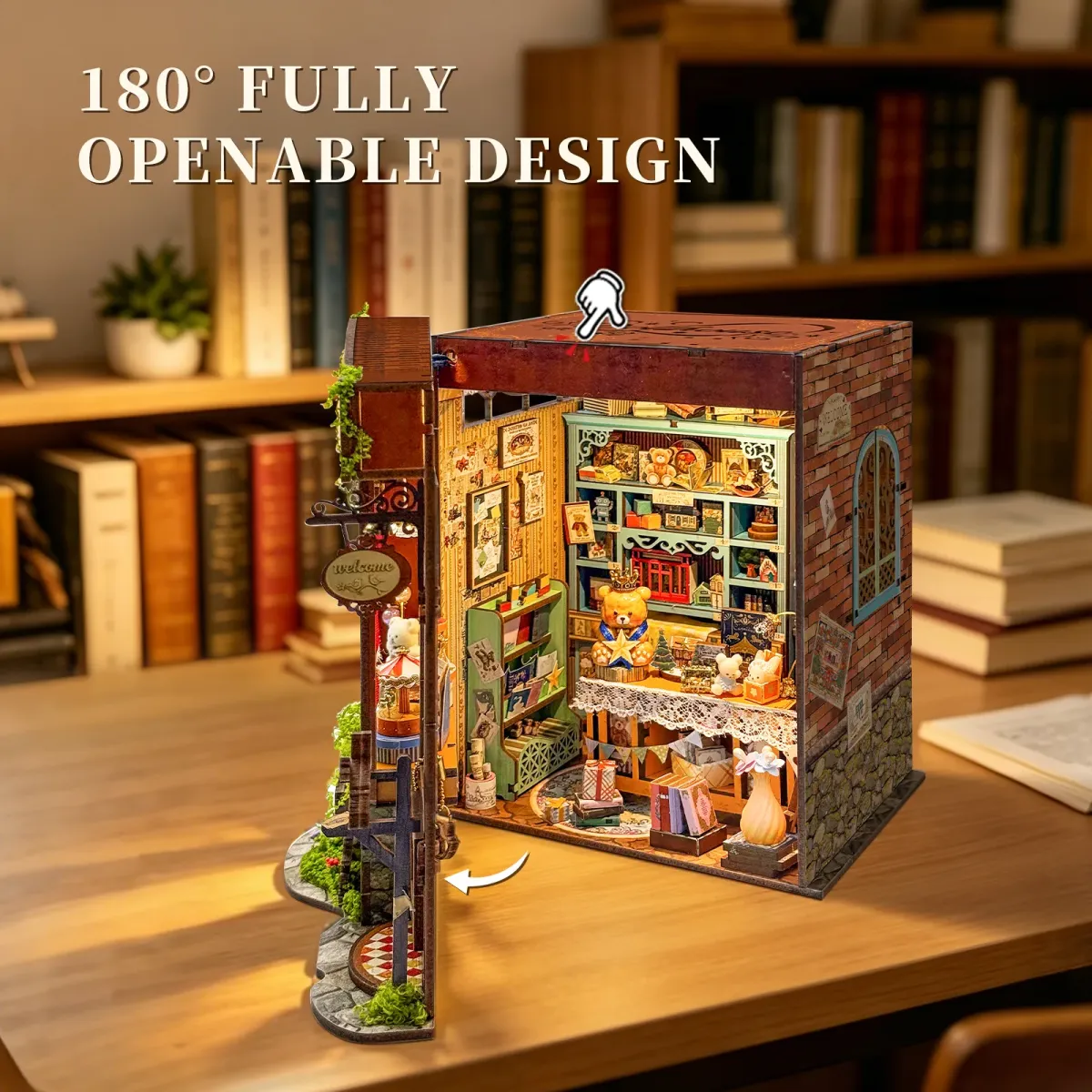 180° Fully Openable Design