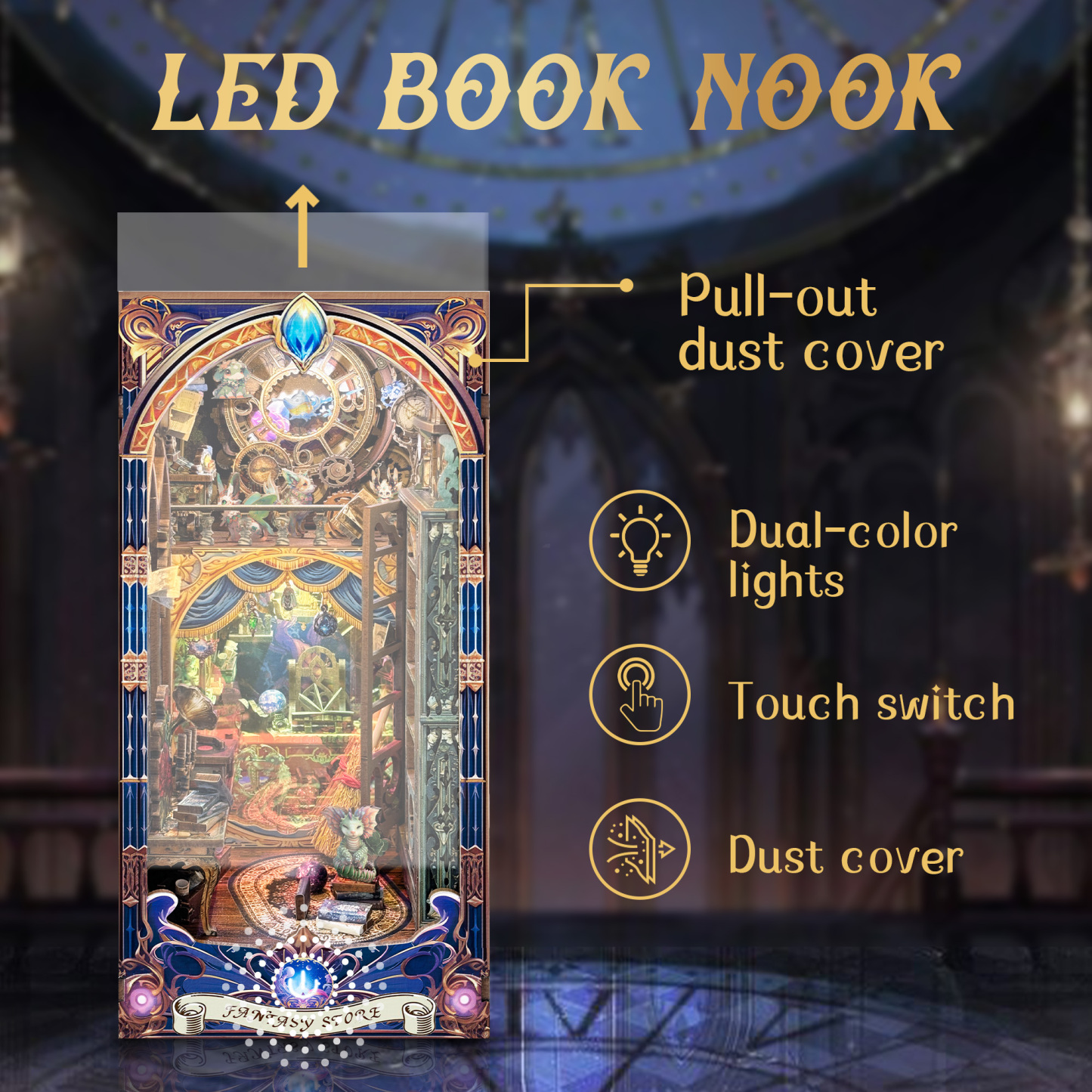 Fantasy Store DIY Book Nook Kit(Dust cover included)-Book Nook World