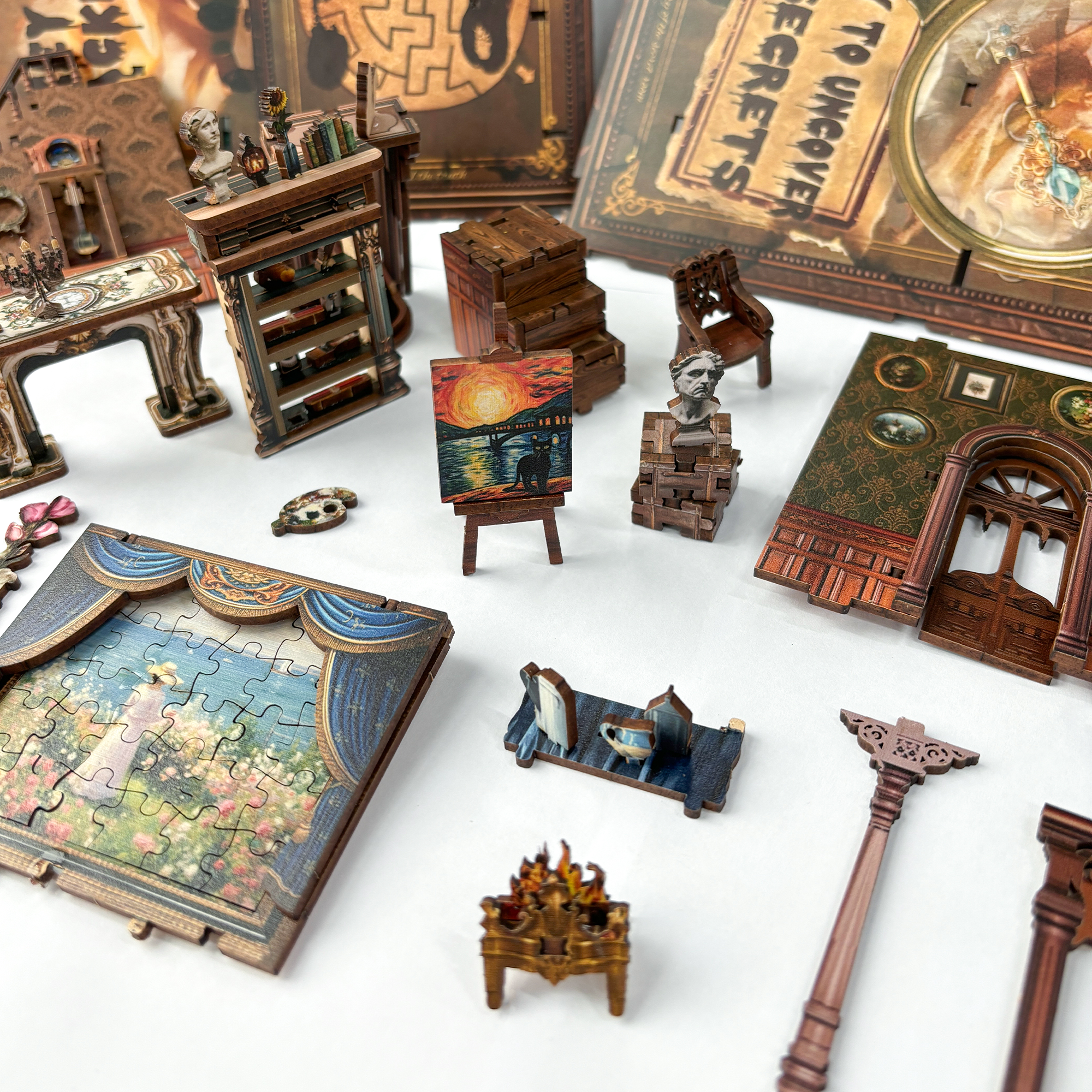 Key Tracking DIY Book Nook Kit-Book Nook World