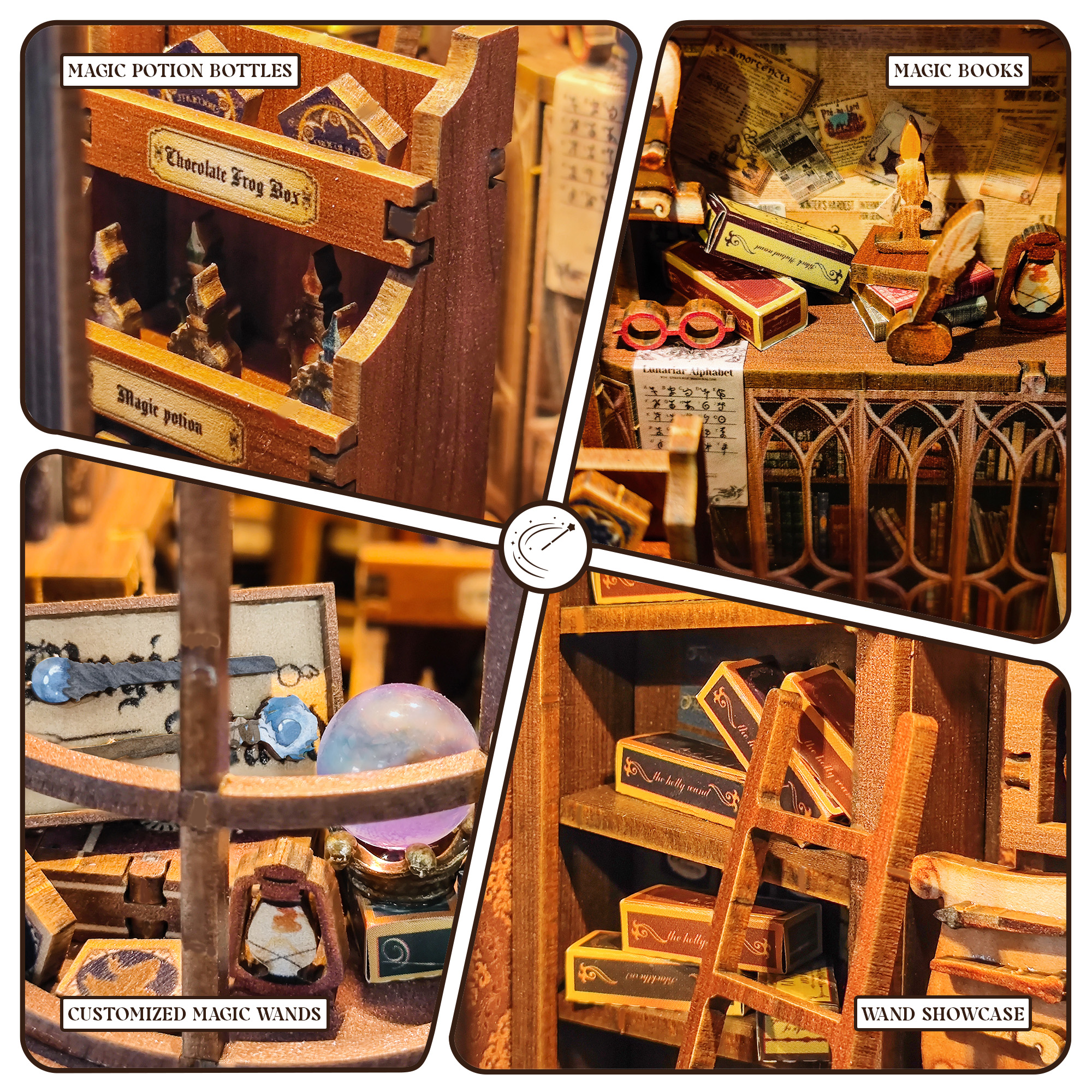 Magic Wand Store DIY Book Nook Kit-Book Nook World
