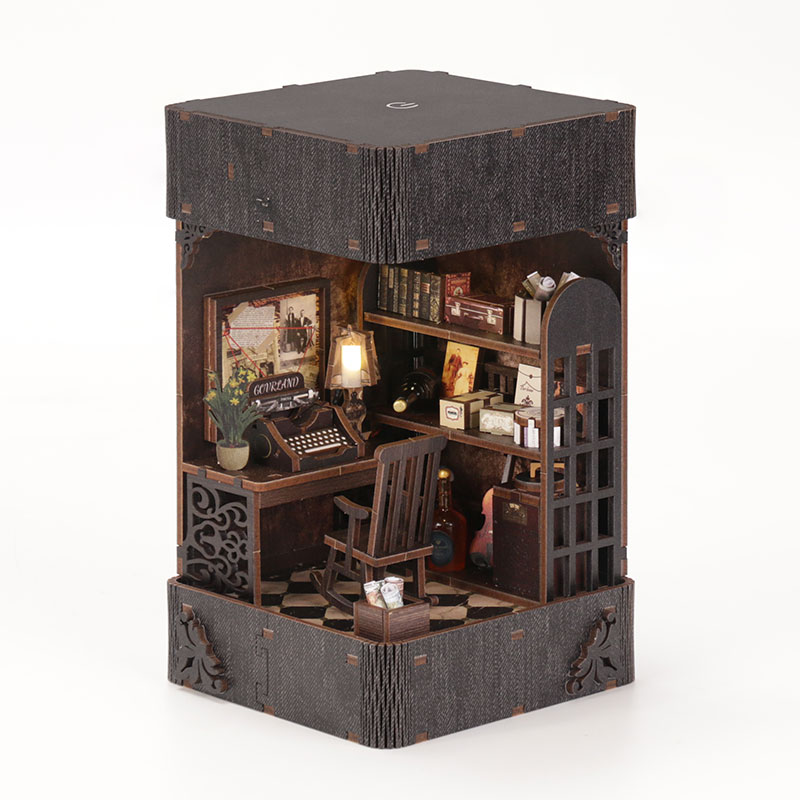 Detective Agency DIY Dollhouse Book Nook Kit-Book Nook World