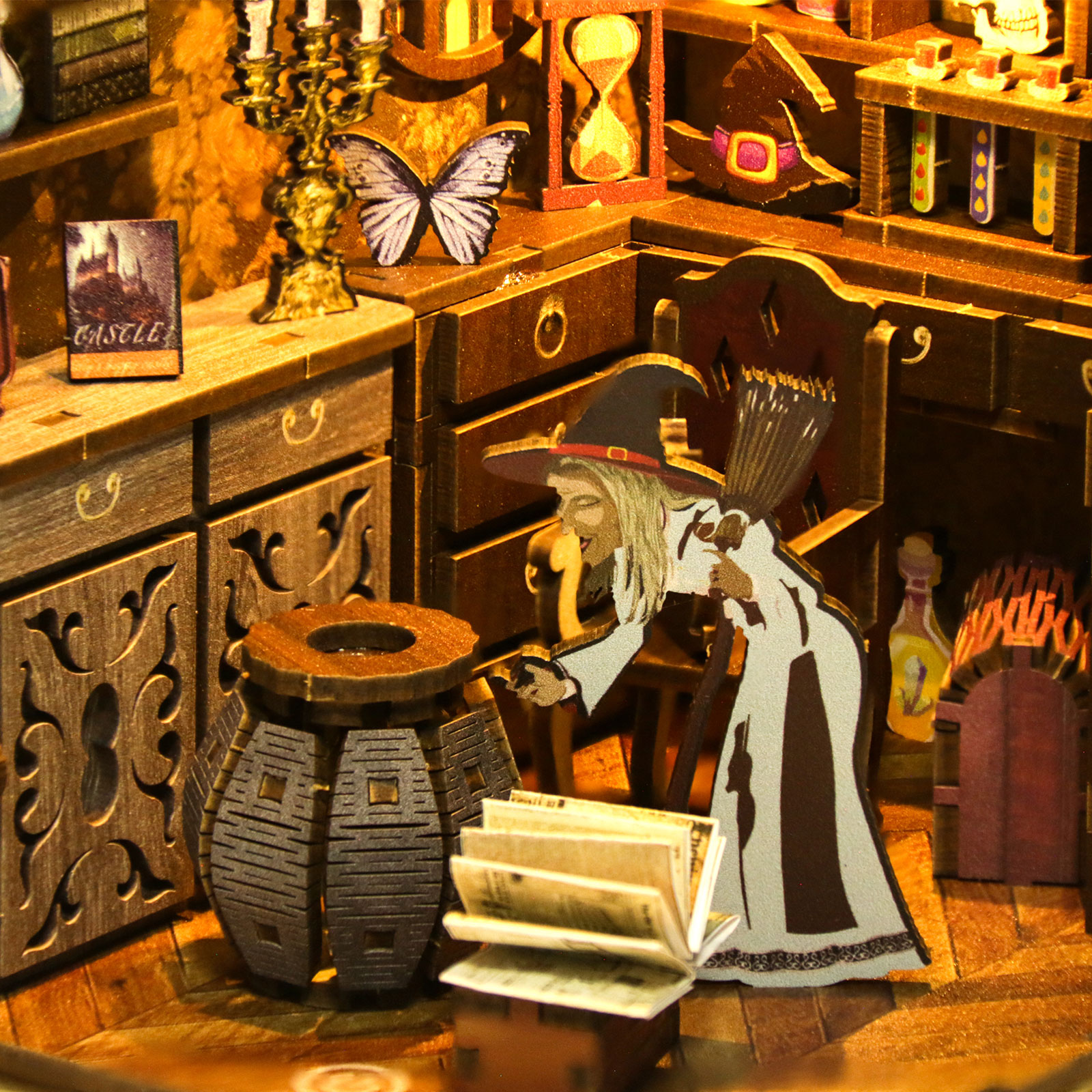 Magic Night DIY Book Nook Kit-Book Nook World