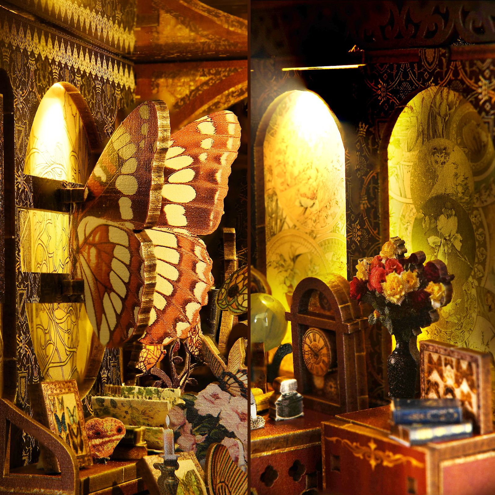 Butterfly Collection Room DIY Book Nook Kit-Book Nook World