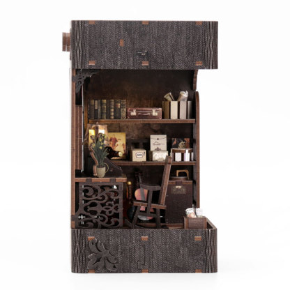 Detective Agency DIY Dollhouse Book Nook Kit-Book Nook World