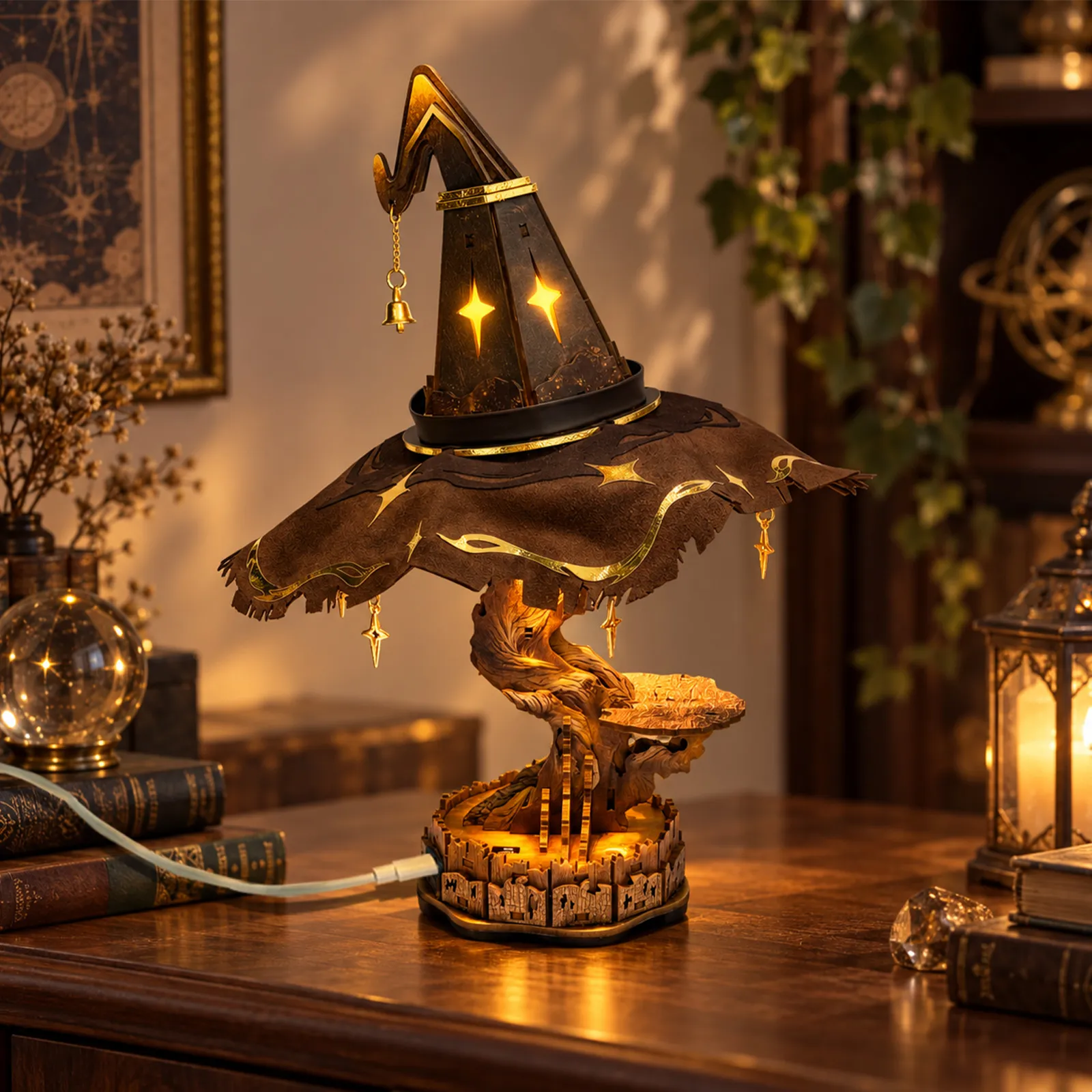Brighten Glow DIY 3D Wooden Model | DIY Wooden Night Light build detail