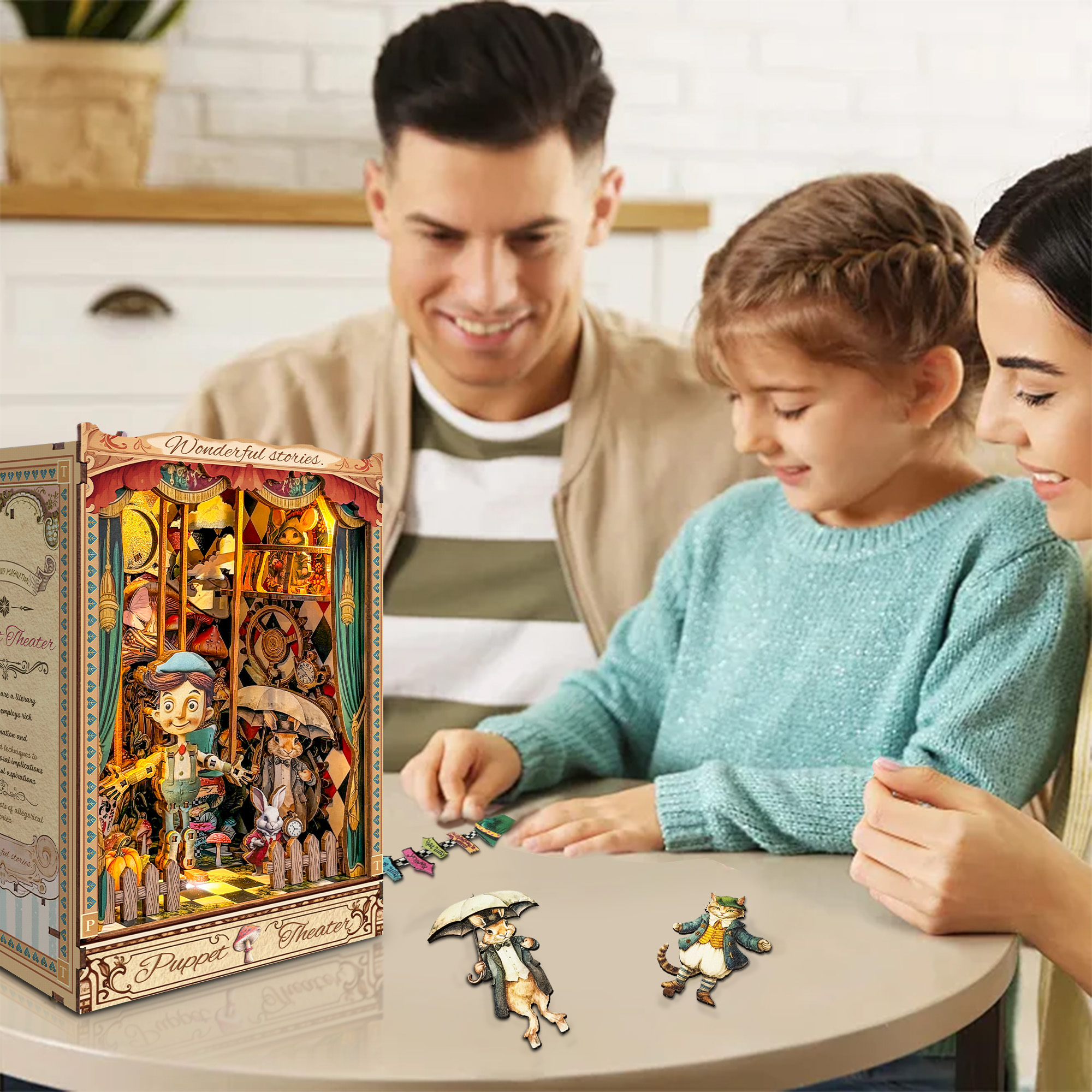 Puppet Theater DIY Book Nook Kit-Book Nook World