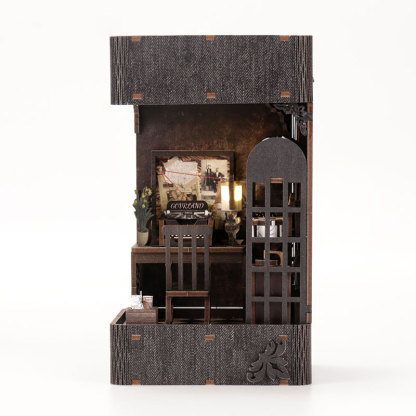 Detective Agency DIY Dollhouse Book Nook Kit-Book Nook World