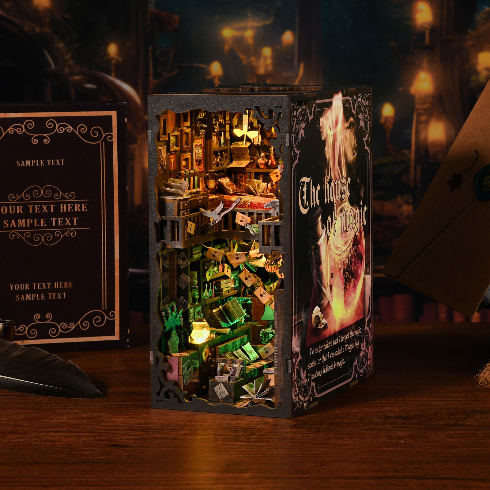 The House of Magic DIY Book Nook Kit-Book Nook World