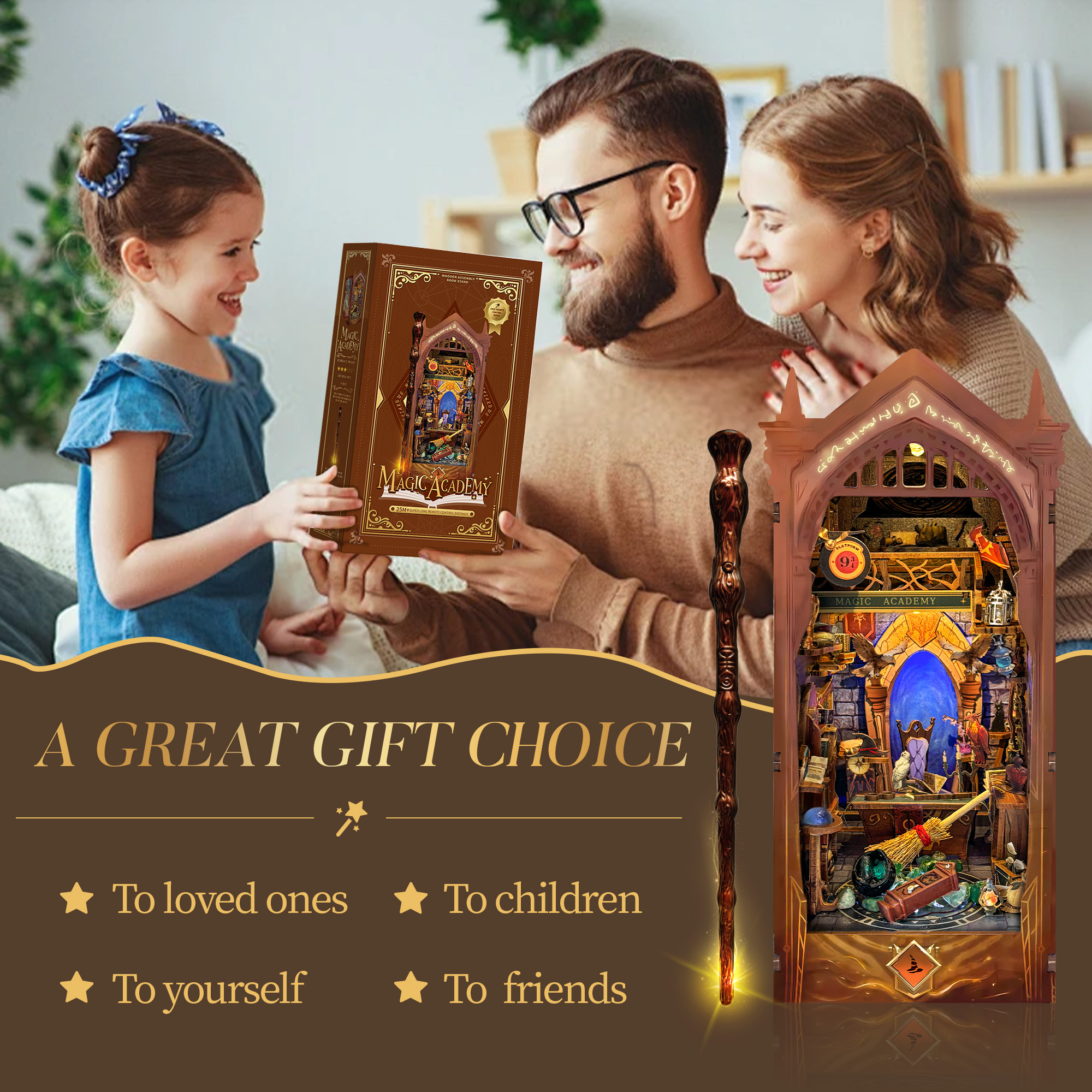 Magic Academy DIY Book Nook Kit-Book Nook World