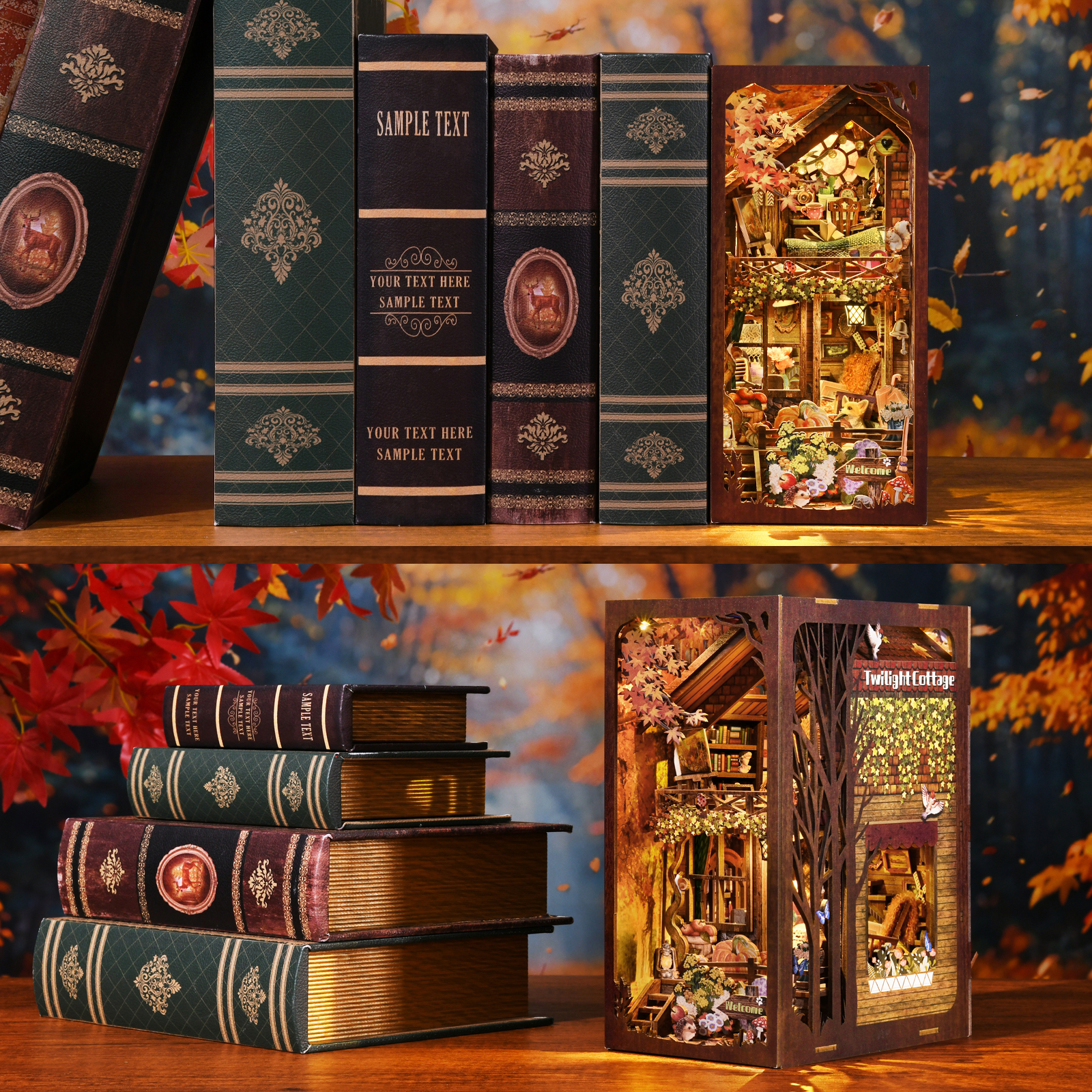 Twilight Cottage DIY Book Nook Kit -Book Nook World