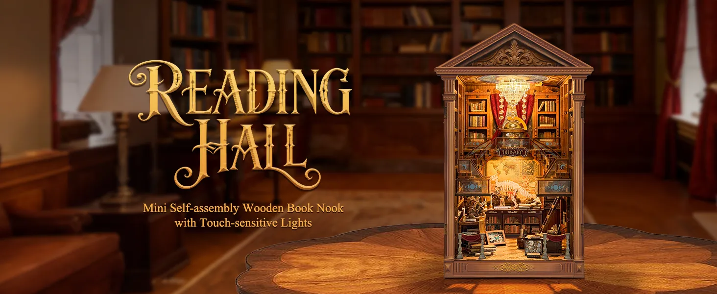 Reading Hall DIY Book Nook Kit main image