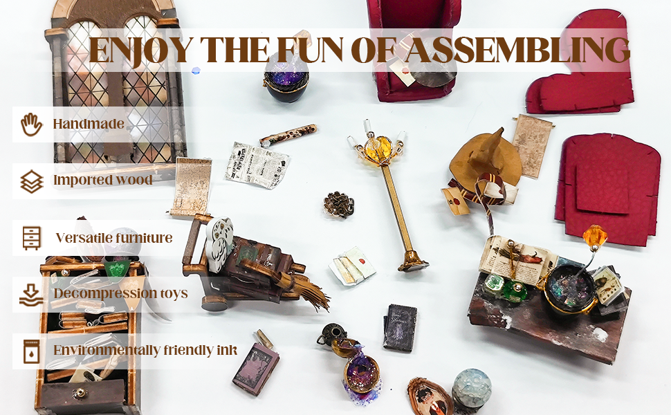 Underground Potion Castle DIY Miniature Dollhouse Kit-Book Nook World