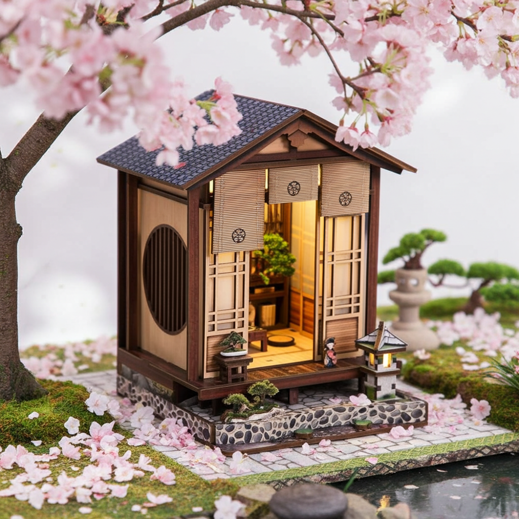 Moss-Lantern Harmony Garden DIY Book Nook Kit