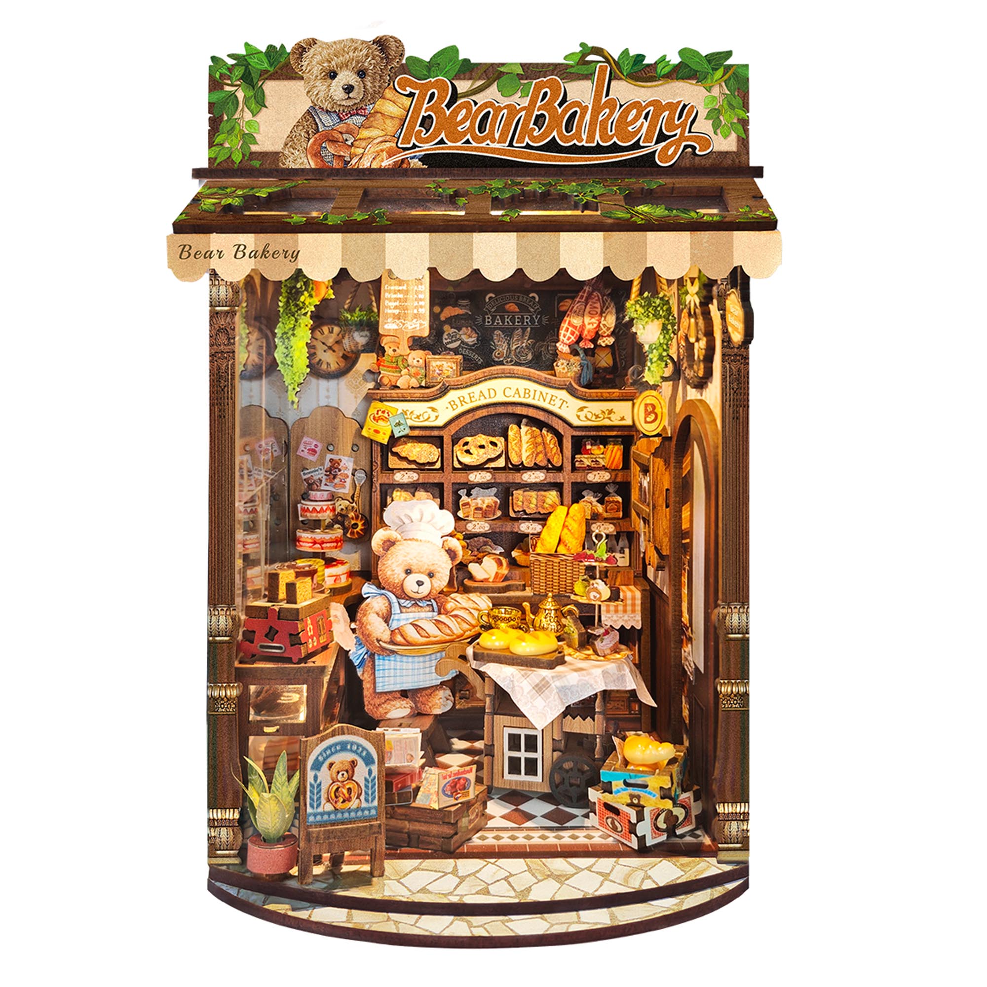 Bear Bakery DIY Book Nook Kit-Book Nook World