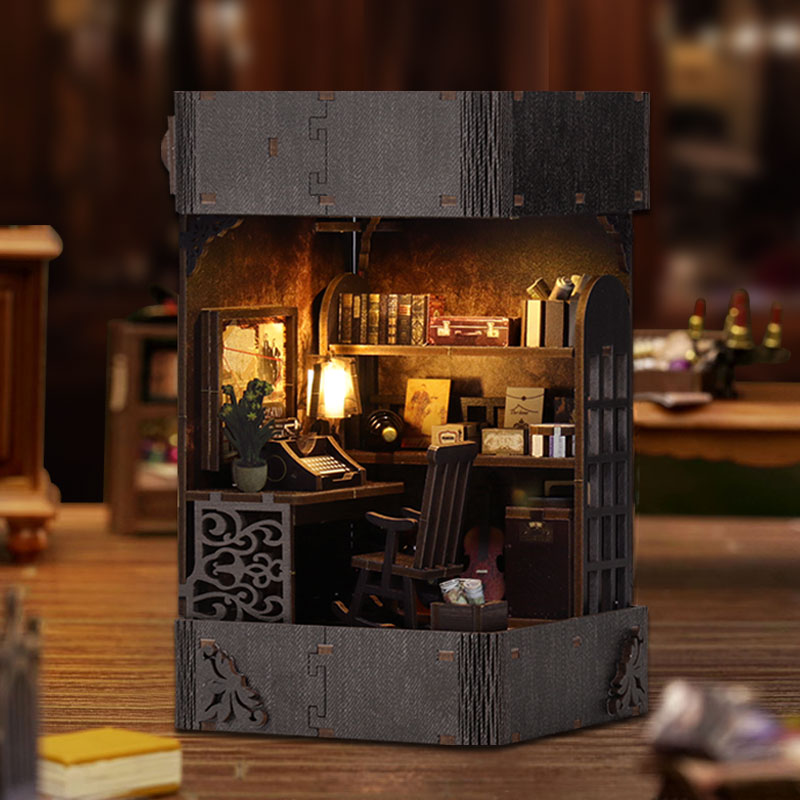 Detective Agency DIY Dollhouse Book Nook Kit-Book Nook World